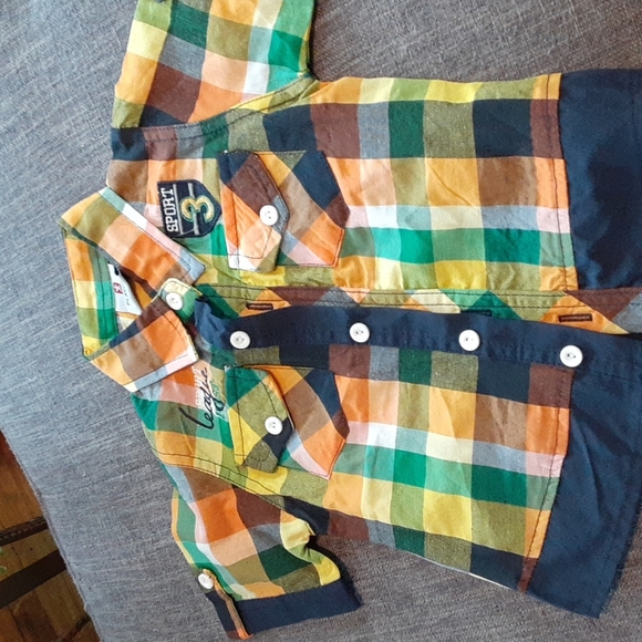 Size 86cm 1 year baby boys playoff shorts shirt outfit NWOT - Picture 10 of 14